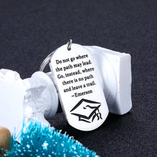 将图片加载到图库查看器，2021 Inspirational Graduation Keychain Gift for Graduates Boys Girls Son Daughter from Mother Father Parents Christmas New Year Gift Stocking Stuff
