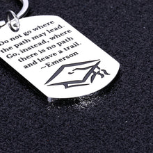 将图片加载到图库查看器，2021 Inspirational Graduation Keychain Gift for Graduates Boys Girls Son Daughter from Mother Father Parents Christmas New Year Gift Stocking Stuff
