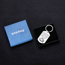 将图片加载到图库查看器，2021 Inspirational Graduation Keychain Gift for Graduates Boys Girls Son Daughter from Mother Father Parents Christmas New Year Gift Stocking Stuff
